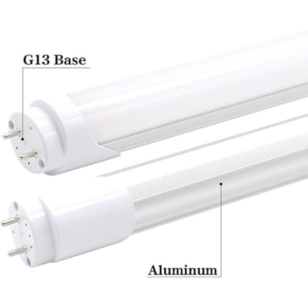 Luces LED de tubo de 2 pies 24 pulgadas 8 W repuesto de
