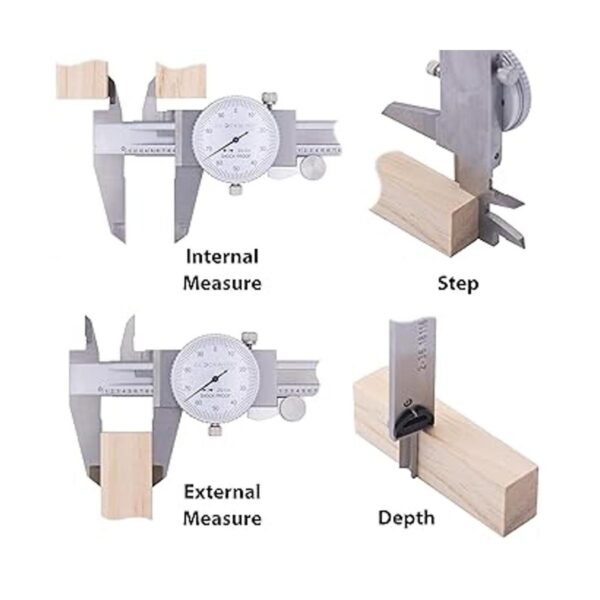 Clockwise Tools DDLR1205 Pro Dial calibrador 012 pulgadas_2