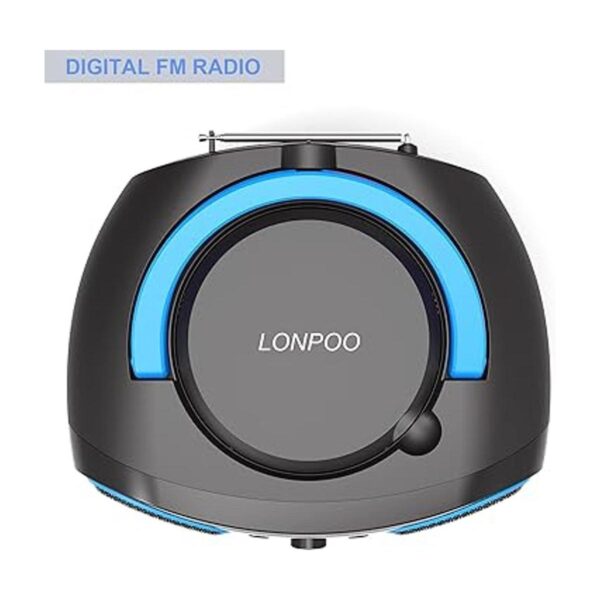 LONPOO Boombox de reproductor de CD sistema de sonido_6