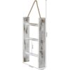 MyGift Escalera de acabado blanqueado de 3 niveles para_3