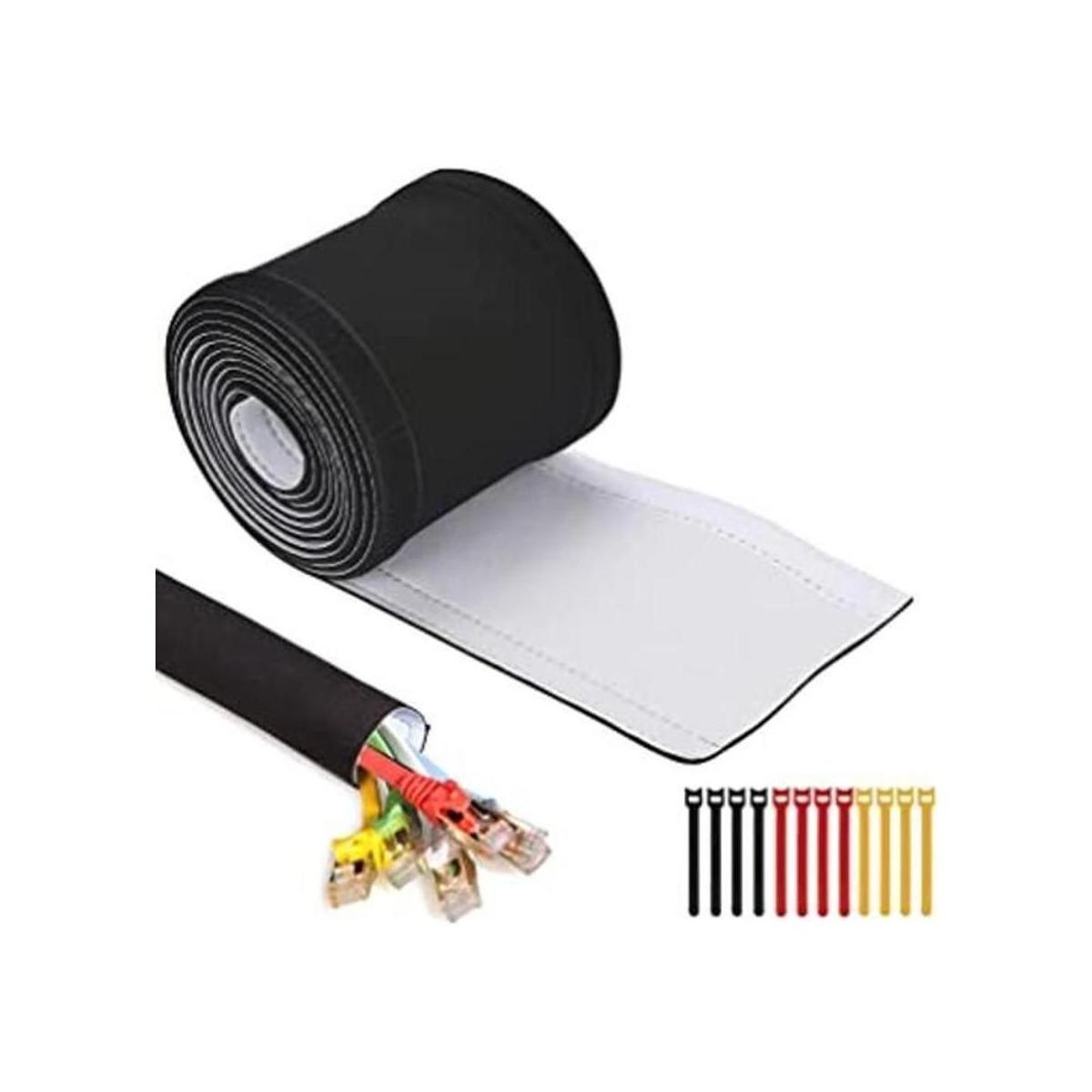 Fundas de gestión de cables paquete de 12 correas