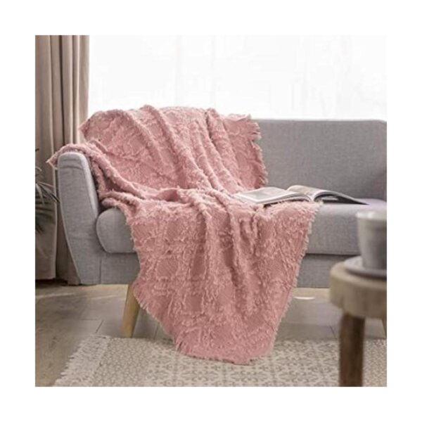 SIMPLEOPULENCE Manta 100 algodón para cama sofá manta