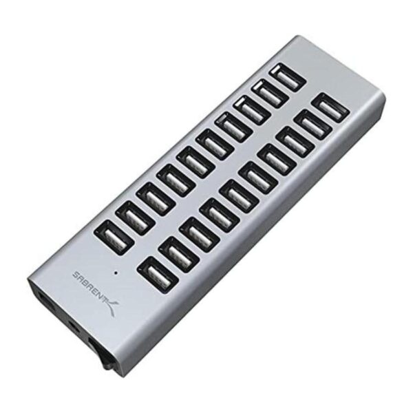 SABRENT Cargador rápido USB 2.0 de 90 W y 20 puertos_1