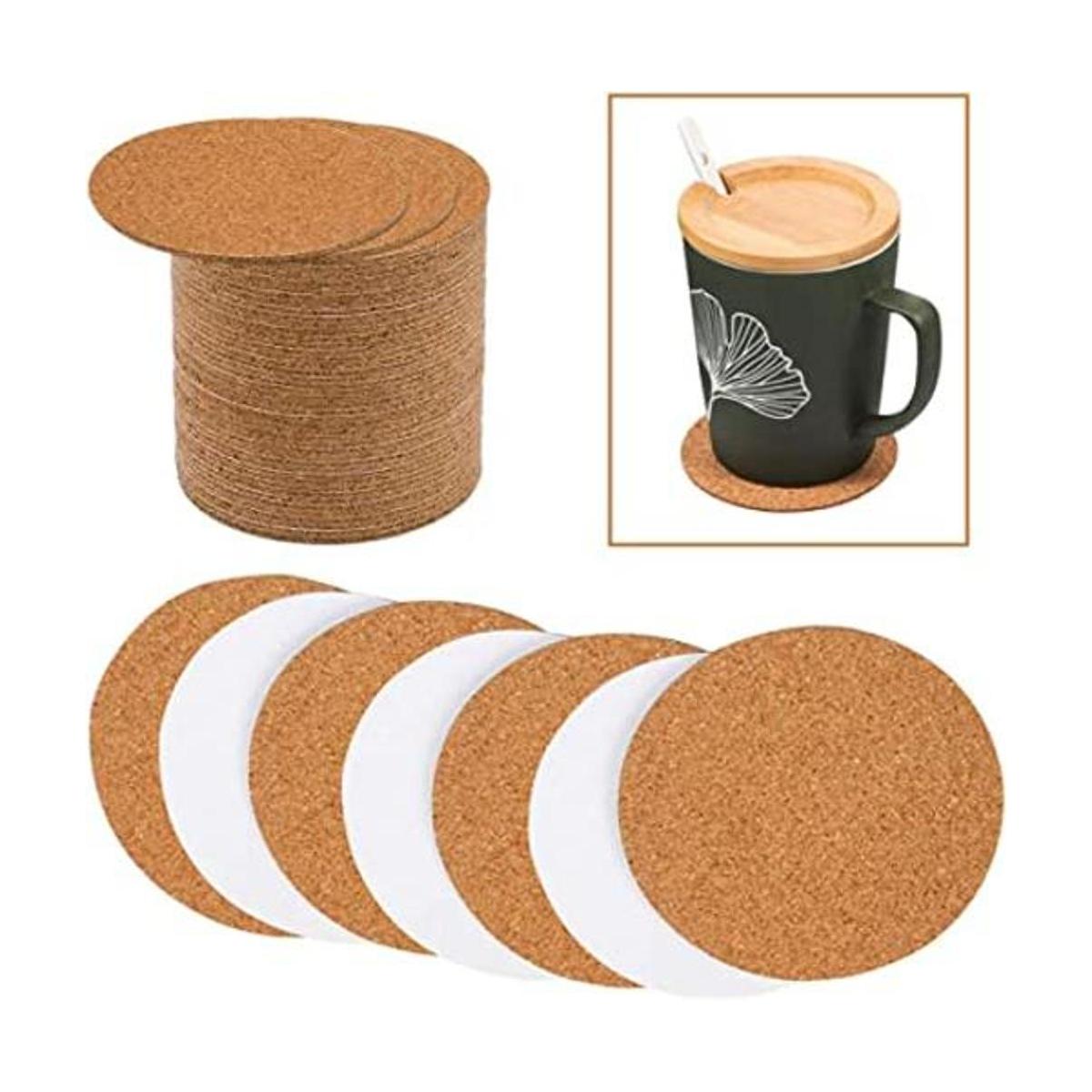 Seasonsky Lote de 70 hojas de corcho autoadhesivas para