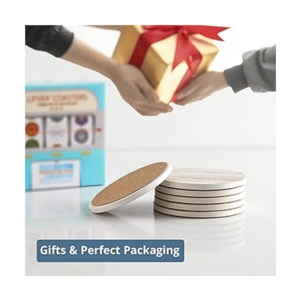 LIFVER Posavasos para bebidas juego de 6 posavasos_6