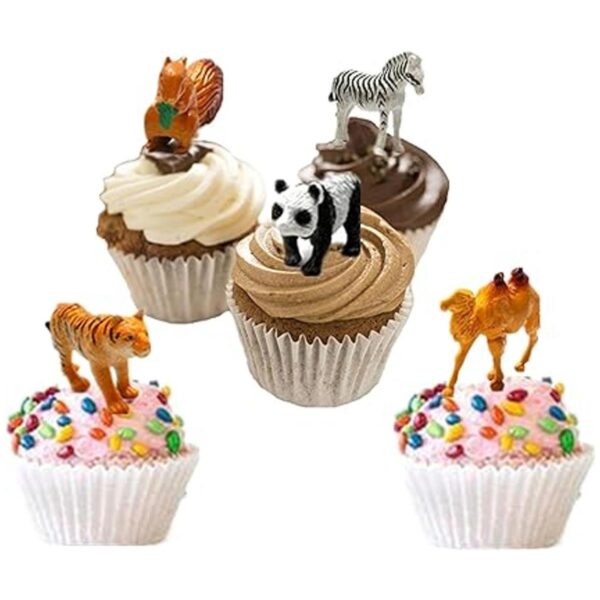 Figuras de animales de safari 53 piezas mini juego de_4
