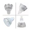 Lxcom Lighting Bombilla LED MR16 de 3 W GU5.3 bombillas