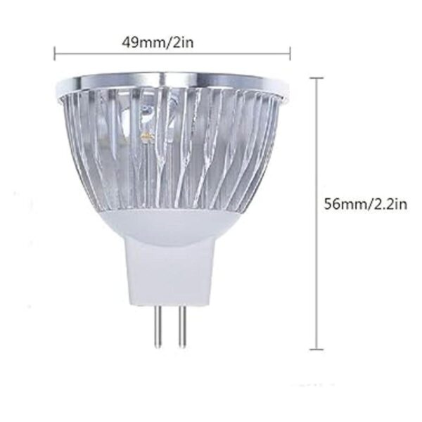 Lxcom Lighting Bombilla LED MR16 de 3 W GU5.3 bombillas