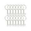 Onwon Llavero de metal con cadena de 0.984 in y anillo de_1