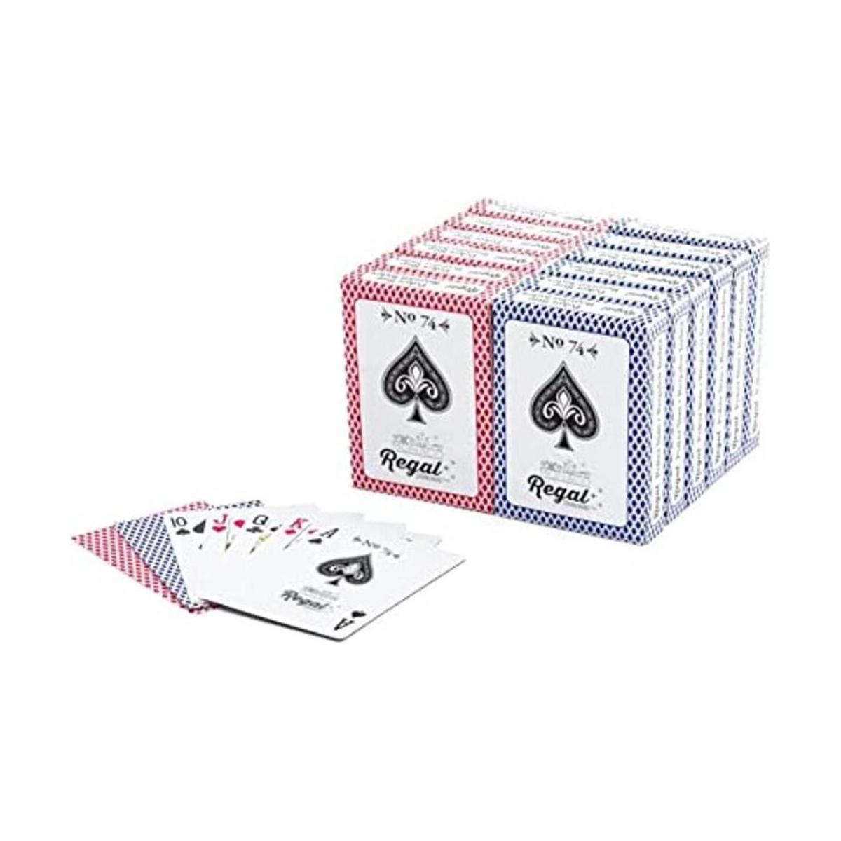 Regal Games Tarjetas de juego a granel 2 juegos de 6