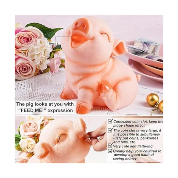 HW Cute Pig Coin Bank hucha irrompible banco de dinero_3