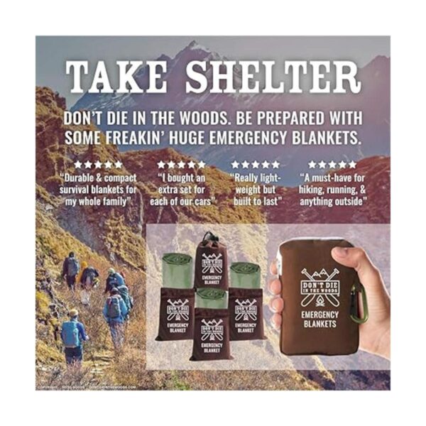 Dont Die In The Woods Freakin Mantas de emergencia