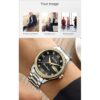 OLEVS Relojes de diamantes para hombres relojes de_2