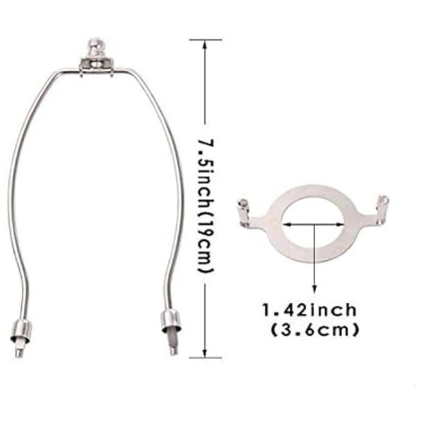 Piezas de lámpara arpa de lámpara de 8 pulgadas soporte_3