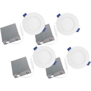 SLDSKB4W4 Kit de iluminación LED empotrable de disco