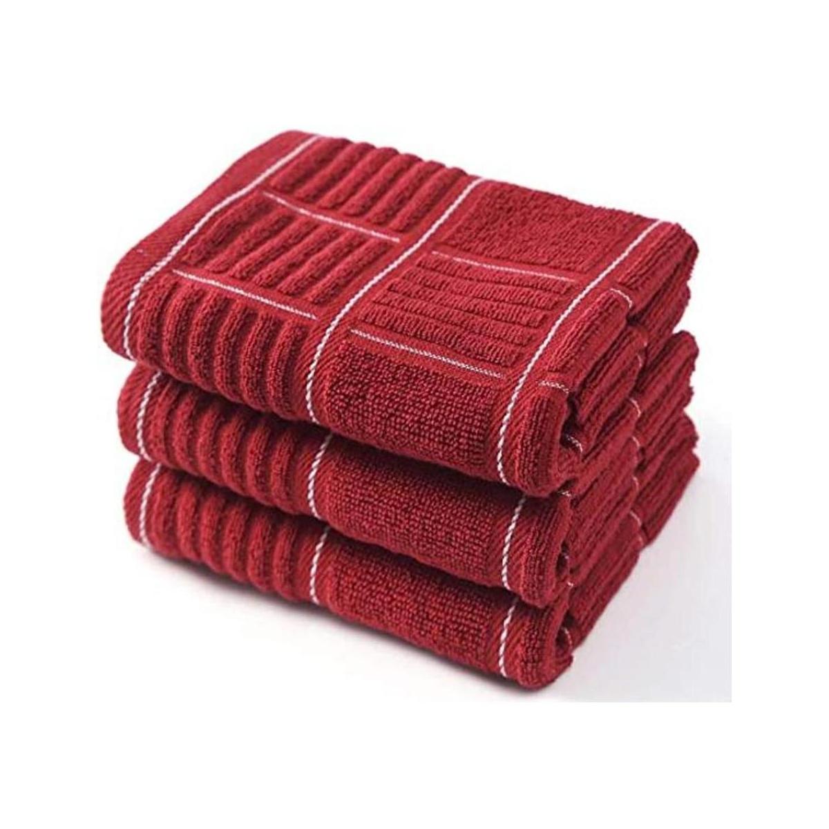 Anyi Toallas de cocina absorbentes resistentes con lazo