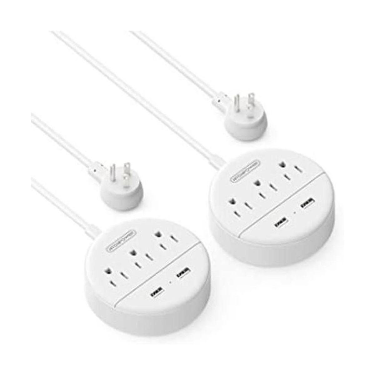 NTONPOWER Paquete de 2 regletas de alimentación de viaje