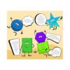 Karty Juego de plantillas de forma para niños juego de 10_6