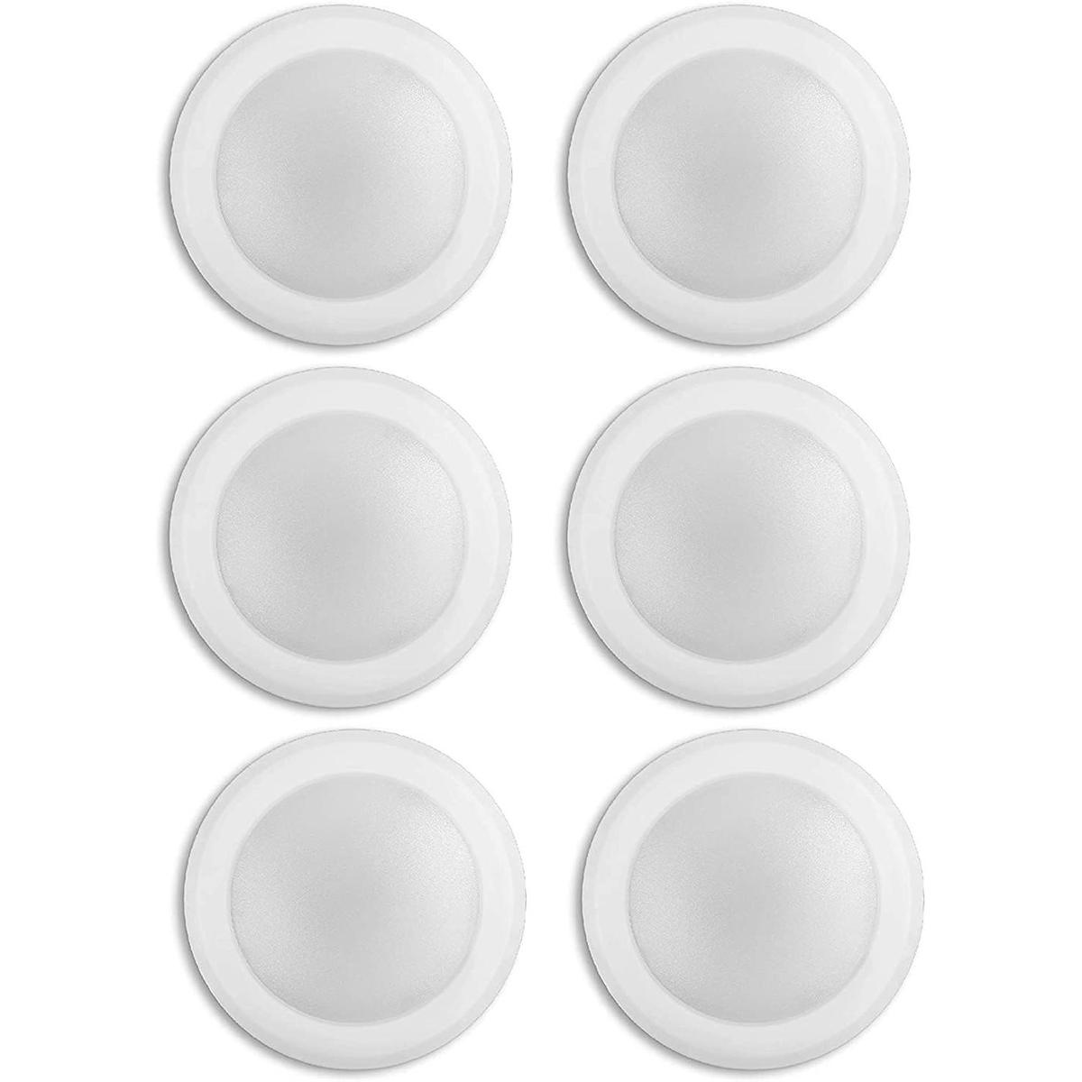 Paquete de 6 luces LED regulables de montaje empotrado de