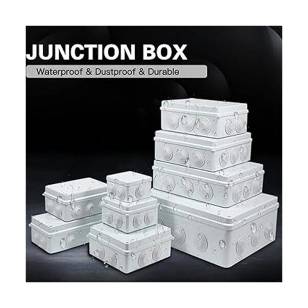 Sunnyglade Caja de derivación de plástico ABS IP65_6