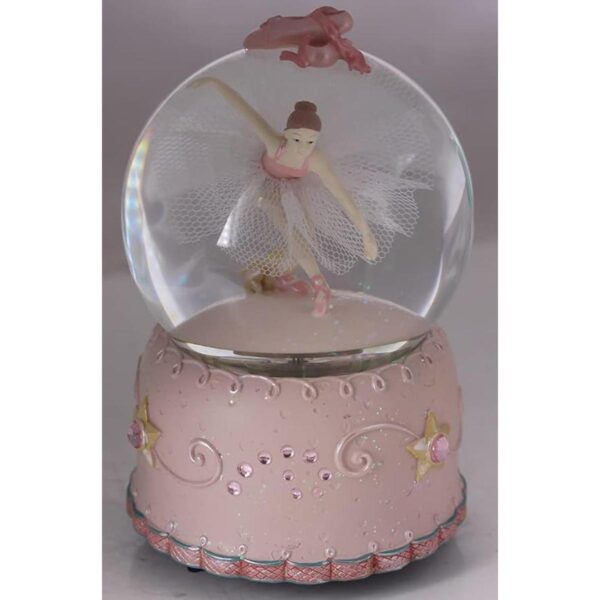 Singeek Ballerina Girl Swan Lake Rotate Globo de nieve_2
