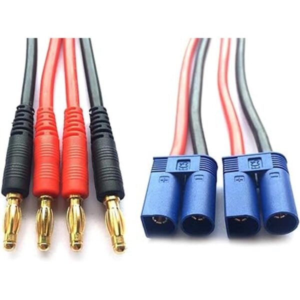 BINYEAE FLASH HOBBY 2 piezas EC5 a 0.157 in Banana Plug_2