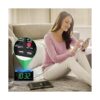 Reloj despertador digital para dormitorio 7 pulgadas con_3