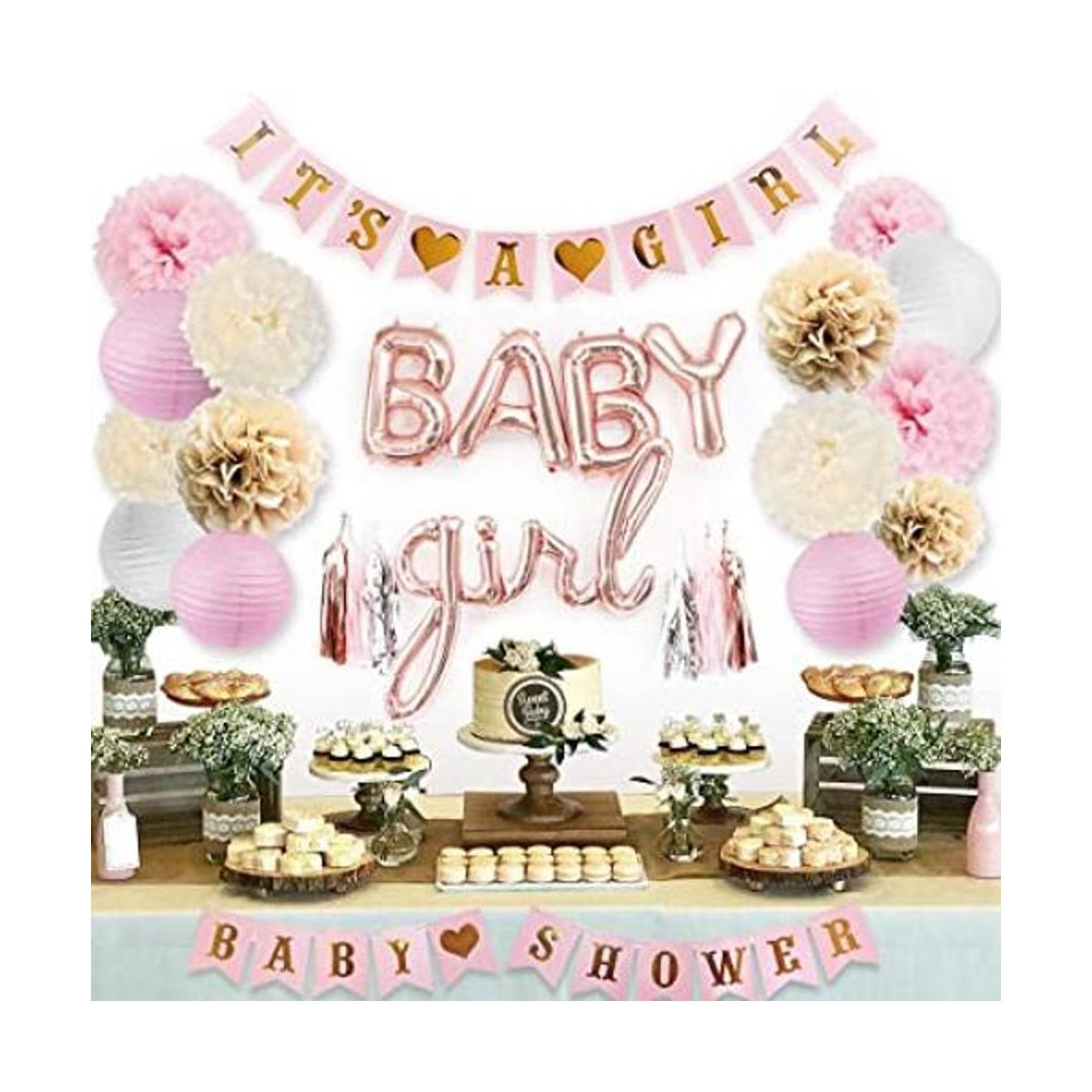 Sweet Baby Co. Juego de decoración para Baby Shower