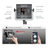GVM Paquete de 2 kits de iluminación de video LED con_3