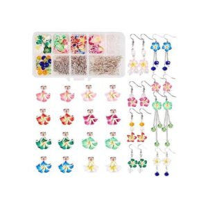 SUNNYCLUE 1 caja DIY hacer 16 pares de arcilla de polímero