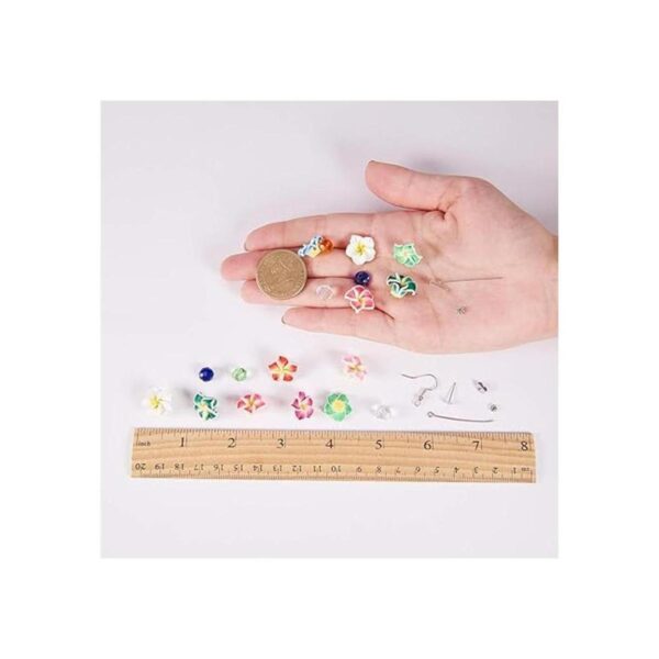 SUNNYCLUE 1 caja DIY hacer 16 pares de arcilla de polímero