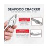 Smedley York Galletas de cangrejo de acero inoxidable y