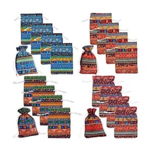 Paquete de 20 bolsas de regalo con cordón de 4 x 5.5_1