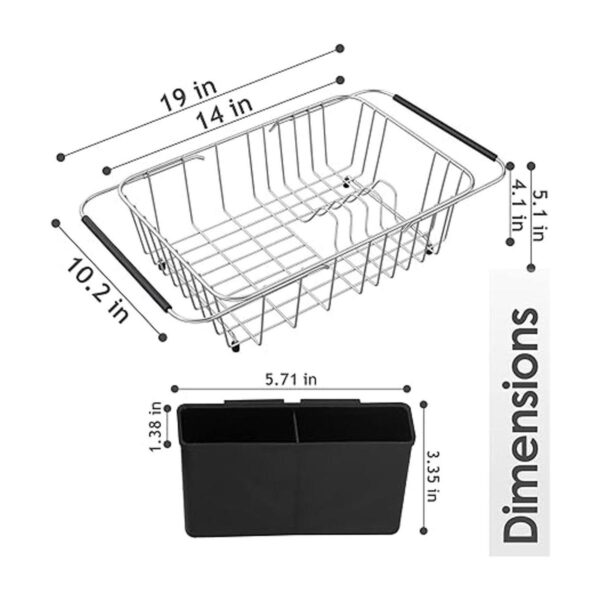 Escurridor de platos expandible escurridor de platos de