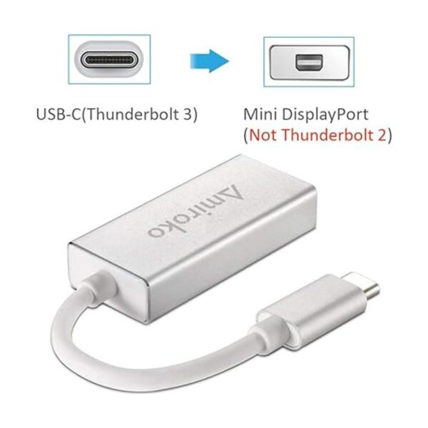 Amiroko Adaptador USBC a Mini DisplayPort USB 3.1 Tipo C_2