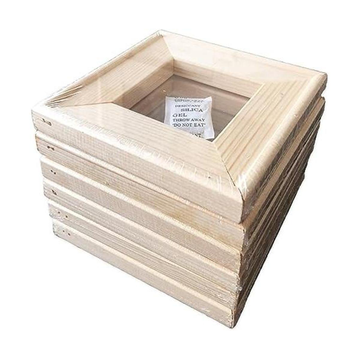 LWR CRAFTS Lienzo estirado de 6 x 6 pulgadas paquete de