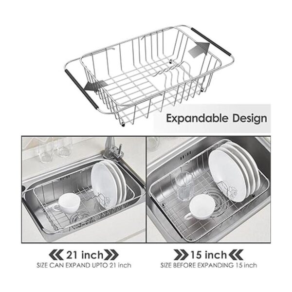 Escurridor de platos expandible escurridor de platos de