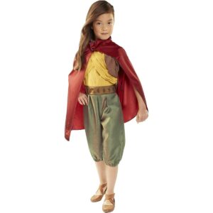 Disfraz de guerrero de Disney Raya con capa para niñas_1
