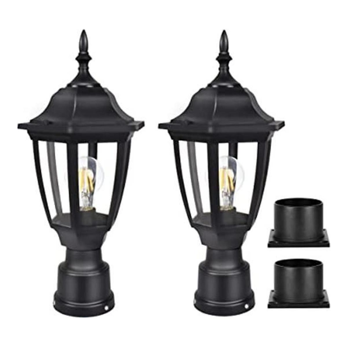 FUDESY Luces de poste para exteriores lámpara exterior