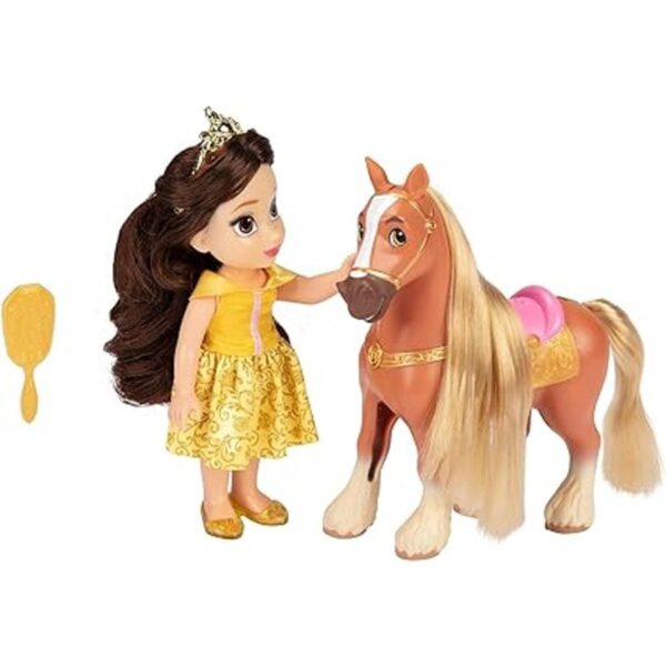 Disney Princess Belle Doll Phillipe Juego de regalo_5
