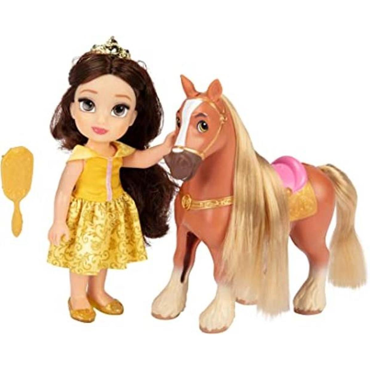 Disney Princess Belle Doll Phillipe Juego de regalo