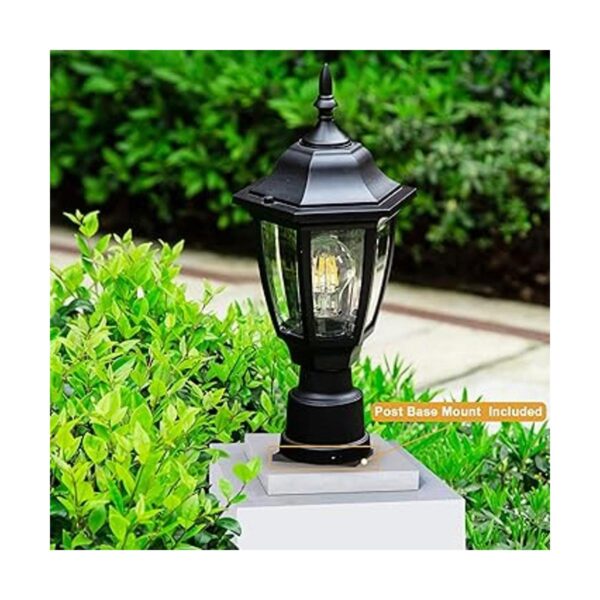FUDESY Luces de poste para exteriores lámpara exterior_4