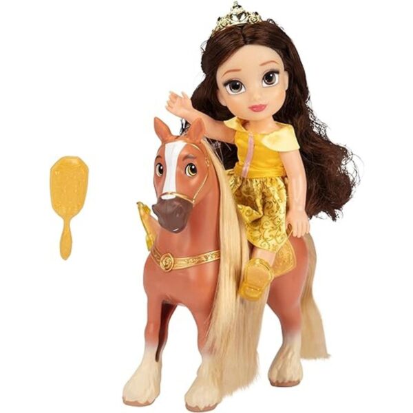Disney Princess Belle Doll Phillipe Juego de regalo_4
