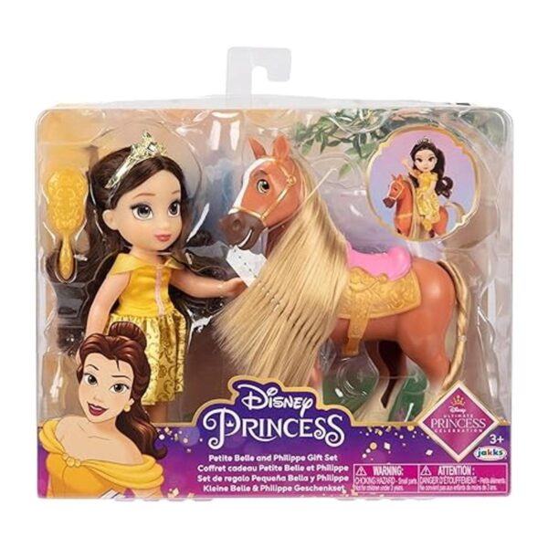 Disney Princess Belle Doll Phillipe Juego de regalo_2