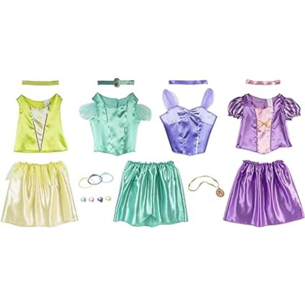 Disney Princess Traje de vestir de lujo Rapunzel Ariel_4