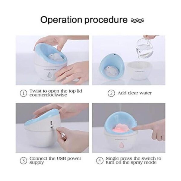 Cotree Humidificador pequeño USB para sofá mini