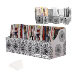 Evelots Soporte para archivador de revistaorganizador de_1