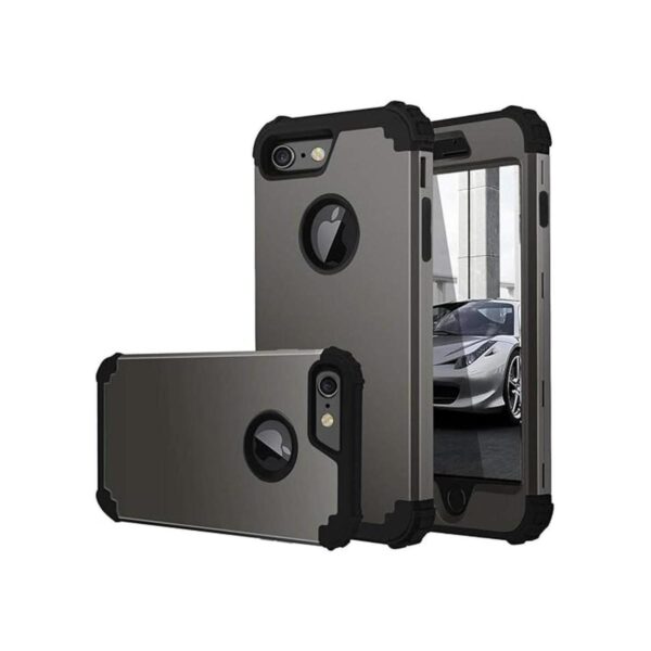 Fingic Funda para iPhone 6 6S 3 en 1 resistente_1