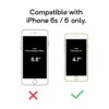 Fingic Funda para iPhone 6 6S 3 en 1 resistente_3
