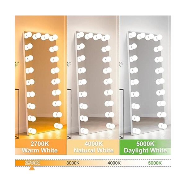 Comzler Bombilla LED de tocador bombillas de globo G25_3